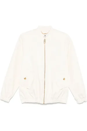 Elisabetta Franchi Patterned-jacquard bomber jacket