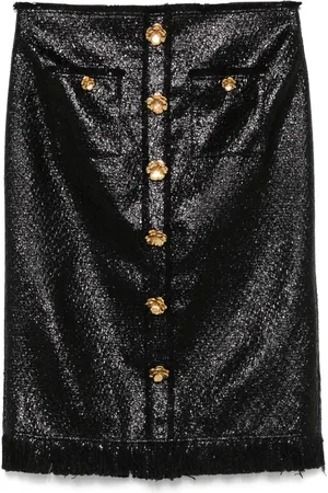 GIUSEPPE DI MORABITO Button-flower detailed mini skirt