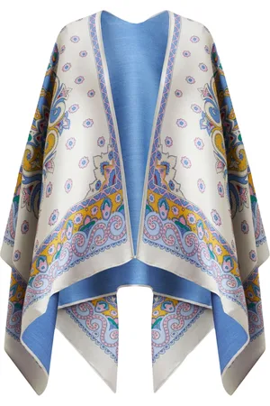 Etro Floral-print cape