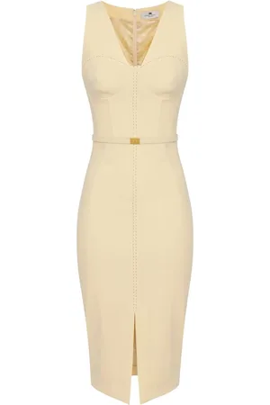 Elisabetta Franchi Crepe midi dress