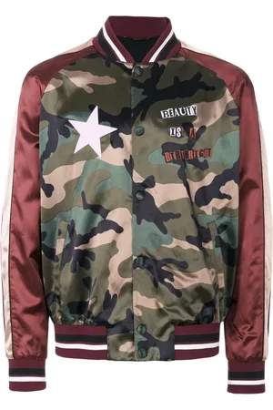 VALENTINO GARAVANI X Jamie Reid satin bomber jacket