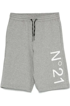 Nº21 Logo-print shorts