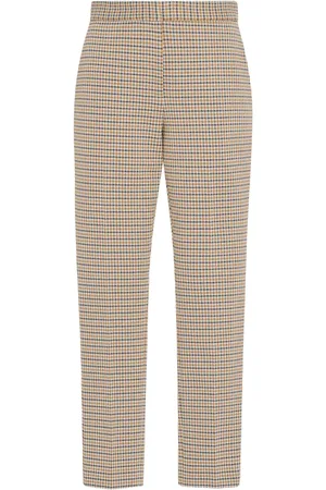 ROSETTA GETTY Check-pattern trousers