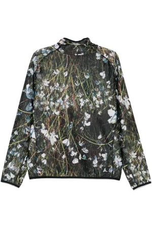 ROA Eriophorum-print hoodie