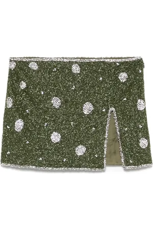 GIUSEPPE DI MORABITO Bead-embellished mini skirt