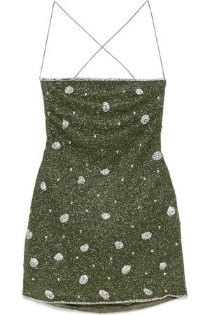 GIUSEPPE DI MORABITO Bead-embellished mini dress