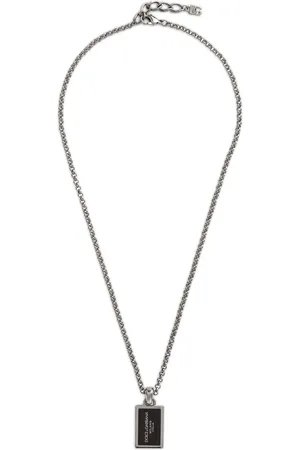 Dolce & Gabbana Logo-plaque necklace