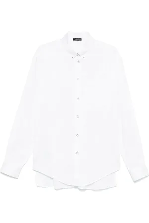 MUGLER Pinstripe poplin shirt