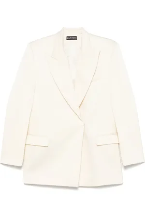 DAVID KOMA Tailored satin blazer