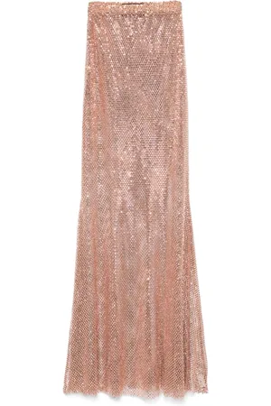 SANTA BRANDS Crystal-embellished maxi skirt