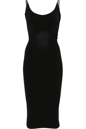 MUGLER Knitted midi dress