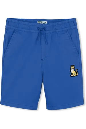 Kenzo Embroidered cotton shorts