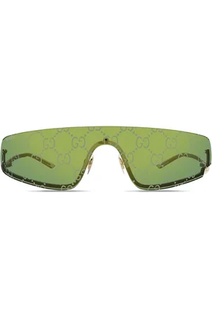 Gucci Mask-shaped frame sunglasses