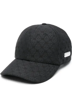 Alexander McQueen Skull-jacquard cap