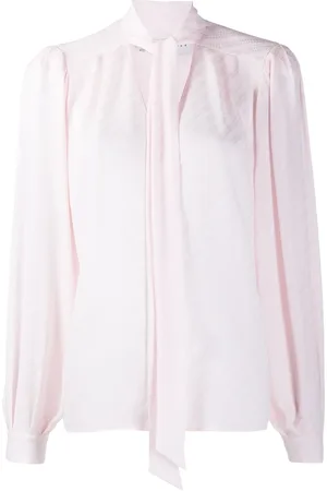 Givenchy Striped pussybow blouse