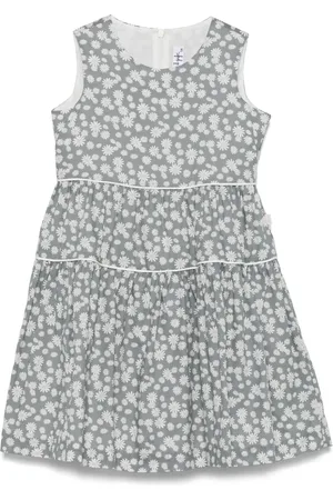 Il gufo Floral-print dress