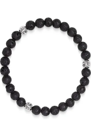Nialaya 6mm onyx beaded bracelet