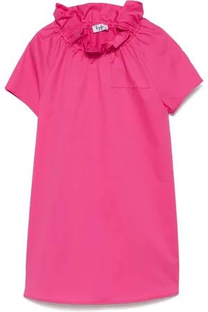 Il gufo Ruffle-collar dress