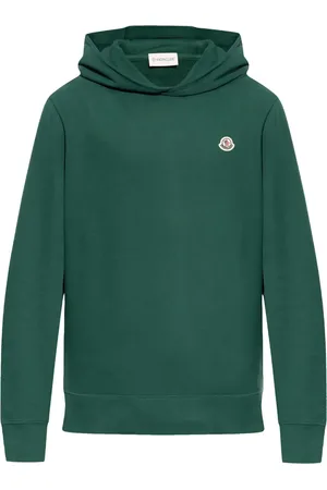 Moncler Logo-patch cotton hoodie