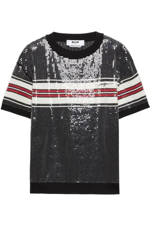 Msgm Sequinned T-shirt