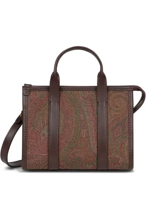 Etro Mini paisley-jacquard tote bag