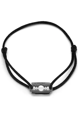 Mateo Sterling silver Blacken Razor Blade bracelet