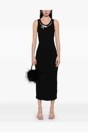 Givenchy Snake-crystal midi dress
