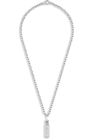Philipp Plein Gothic Tag Pendant necklace
