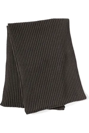 Rick Owens Ribbed-knit scarf