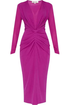 Diane von Furstenberg Ruched midi dress