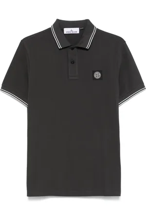 Stone Island Piqué-weave polo shirt