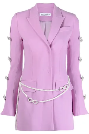 Mach & Mach Bow-embellished tailored blazer