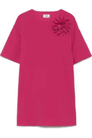 Il gufo Floral-appliqu?? dress
