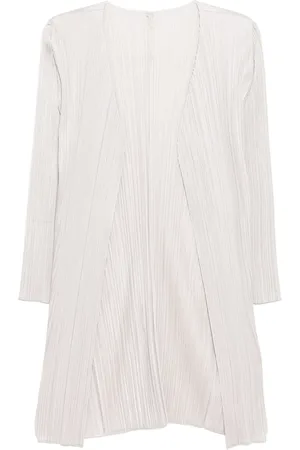 PLEATS PLEASE ISSEY MIYAKE Pleated long jacket