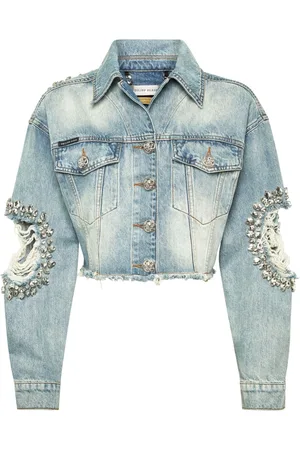 Philipp Plein Rhinetone cropped jacket