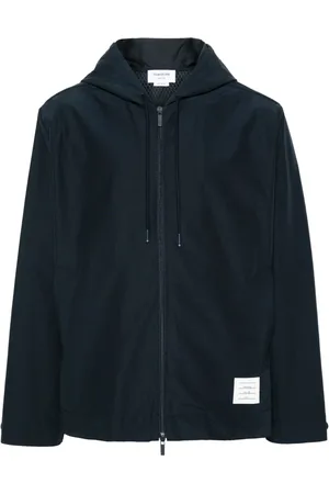 Thom Browne Zip-up ripstop hooded jacket