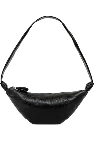 LEMAIRE Medium Croissant cotton shoulder bag