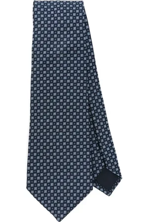 Fursac Geometric-patterned tie