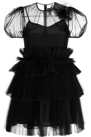 HUISHAN ZHANG Telsha tulle-detail dress