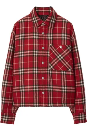 Burberry Check wool shirt