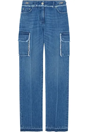 VERSACE Medusa-plaque cargo jeans