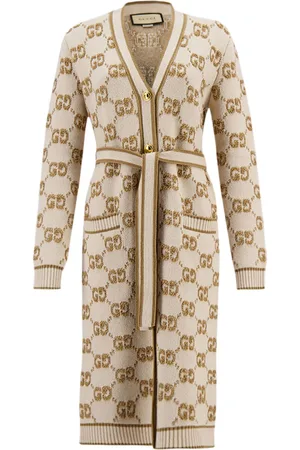 Gucci GG-jacquard boucl?? cardi-coat