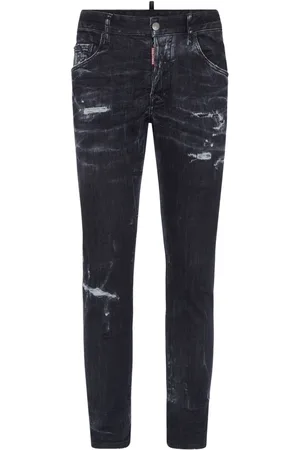 Dsquared2 Distressed stretch-cotton slim jeans