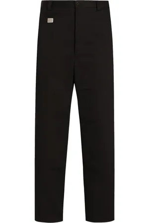 Dolce & Gabbana Logo-plaque trousers