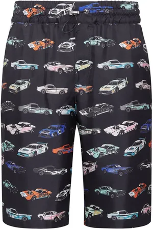 Philipp Plein Cool Kid Cars Racing shorts