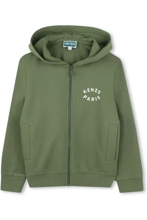 Kenzo Tiger-print zipped hoodie