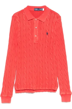 Ralph Lauren Cable-knit polo top