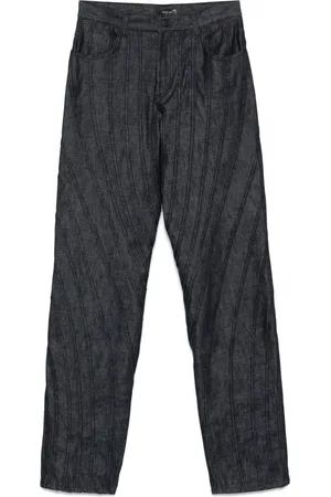 MUGLER Seam-detail jeans