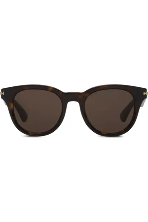 Burberry Logo Bar Round sunglasses