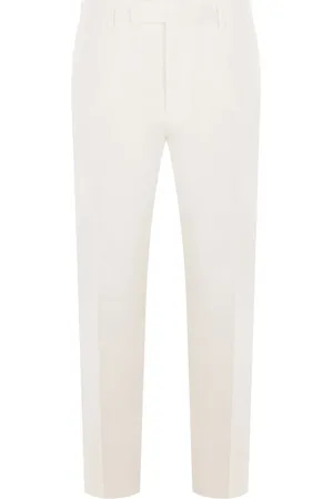 Ermenegildo Zegna Pleated gabardine trousers